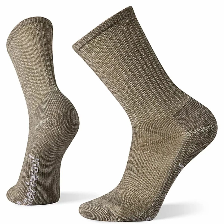 Mens * | Smartwool Hike Light Cushion Crew Socks Mens Khaki