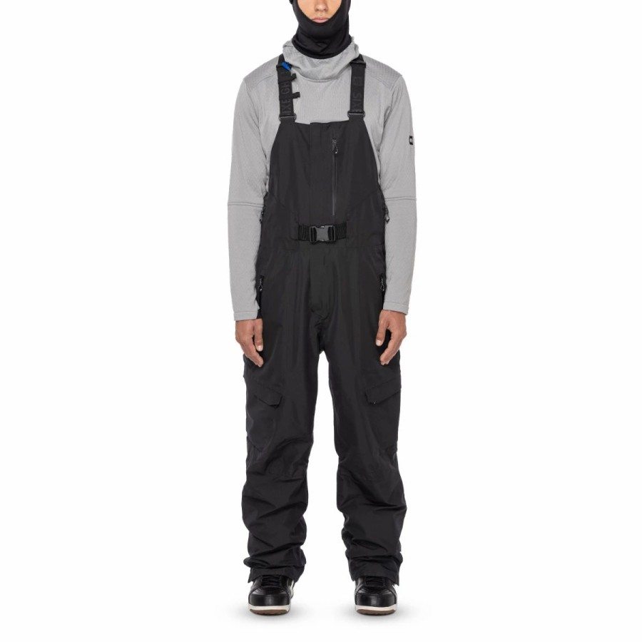 Mens * | 686 Quantum Hydrastash Thermagraph Bib Mens Black