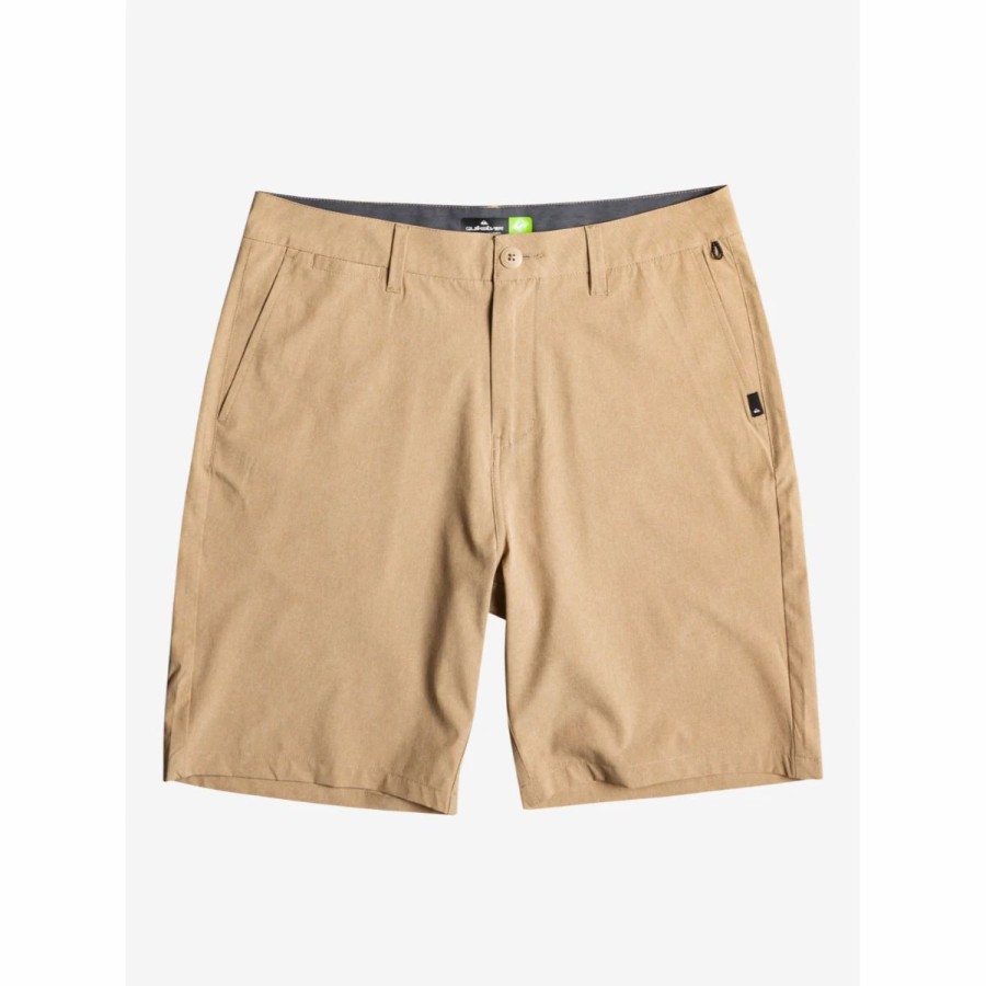 Mens * | Quiksilver Union Heather 20 Amphibian Shorts Mens Khaki