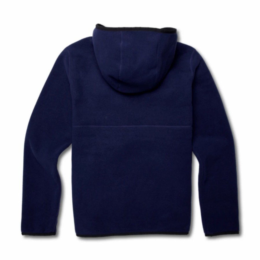 Mens * | Cotopaxi Teca Fleece Hooded Half-Zip Jacket Mens Multi Navy