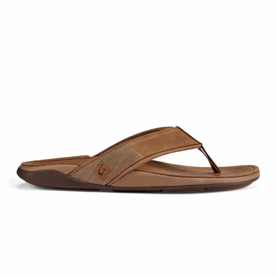 Mens * | Olukai Tuahine Sandal Mens Tan