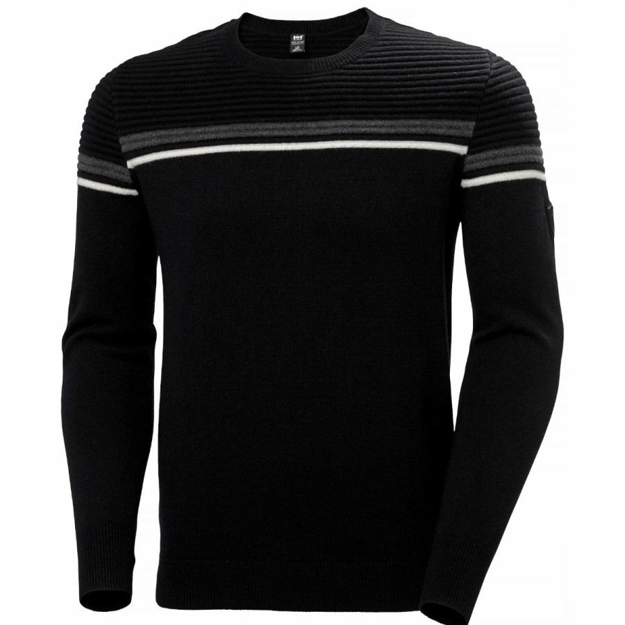 Mens * | Helly Hansen Carv Knitted Sweater Mens Multi Black