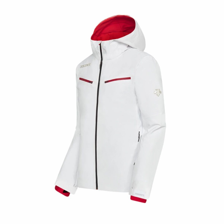 Mens * | Descente Luke Jacket Mens White