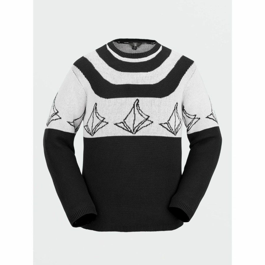 Mens * | Volcom Ravelson Sweater Multi Black