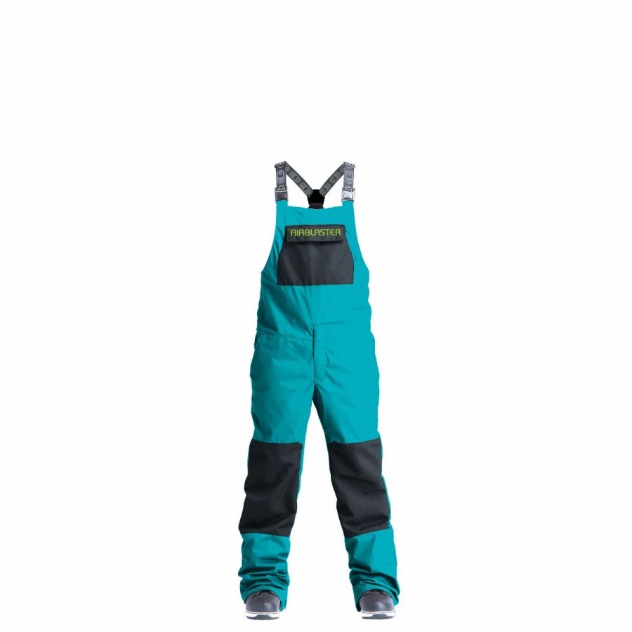 Mens * | Airblaster Freedom Bib Pants Mens Multi Teal