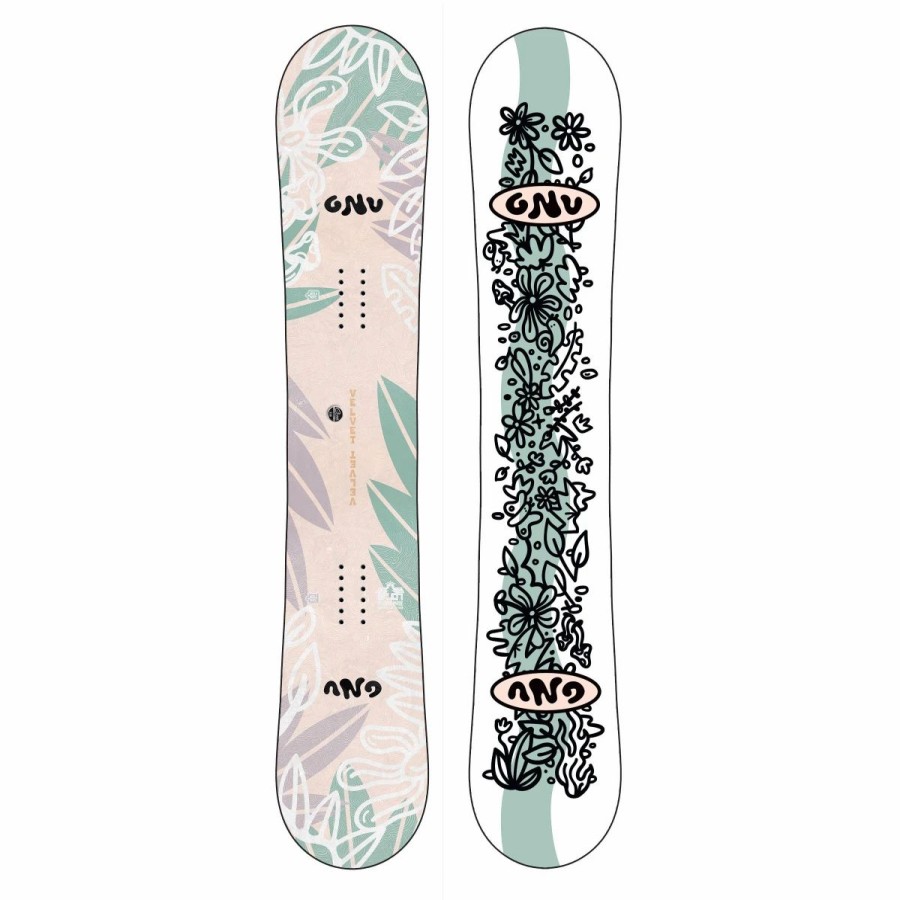 Snowboard * | Gnu Velvet Snowboard Womens