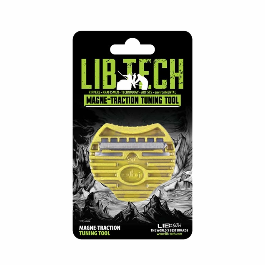 Snowboard * | Lib Tech Mtx Magne-Traction Edge Tuner Yellow