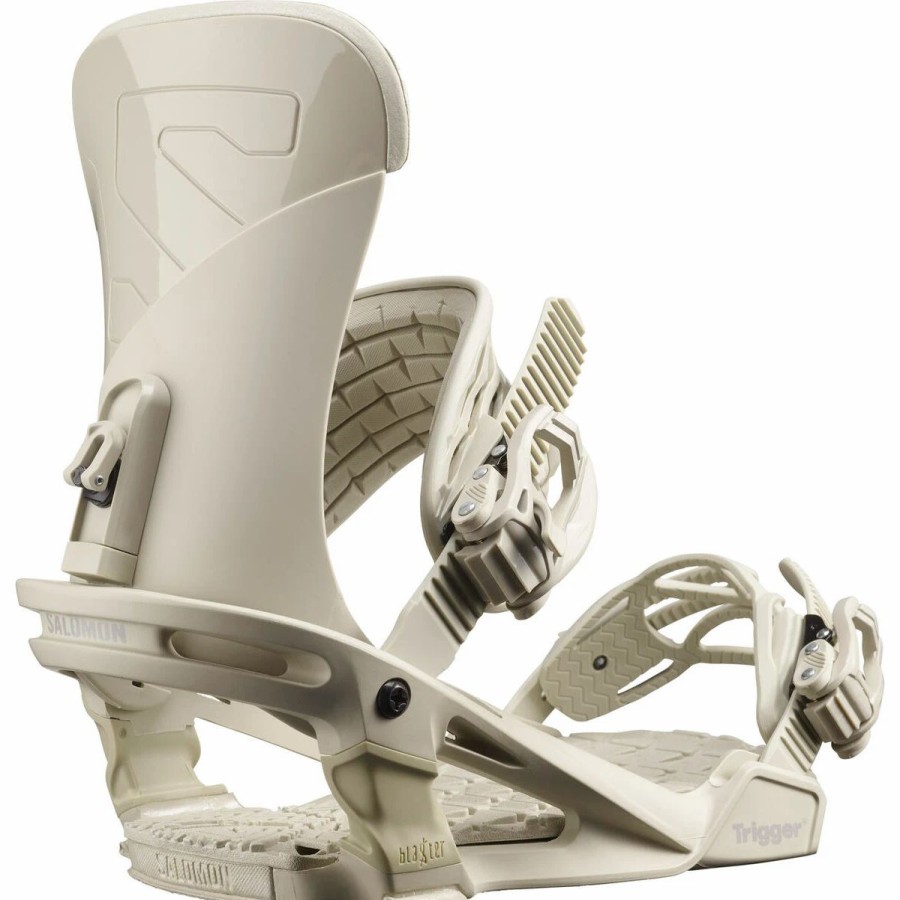 Snowboard * | Salomon Trigger Snowboard Bindings Cream