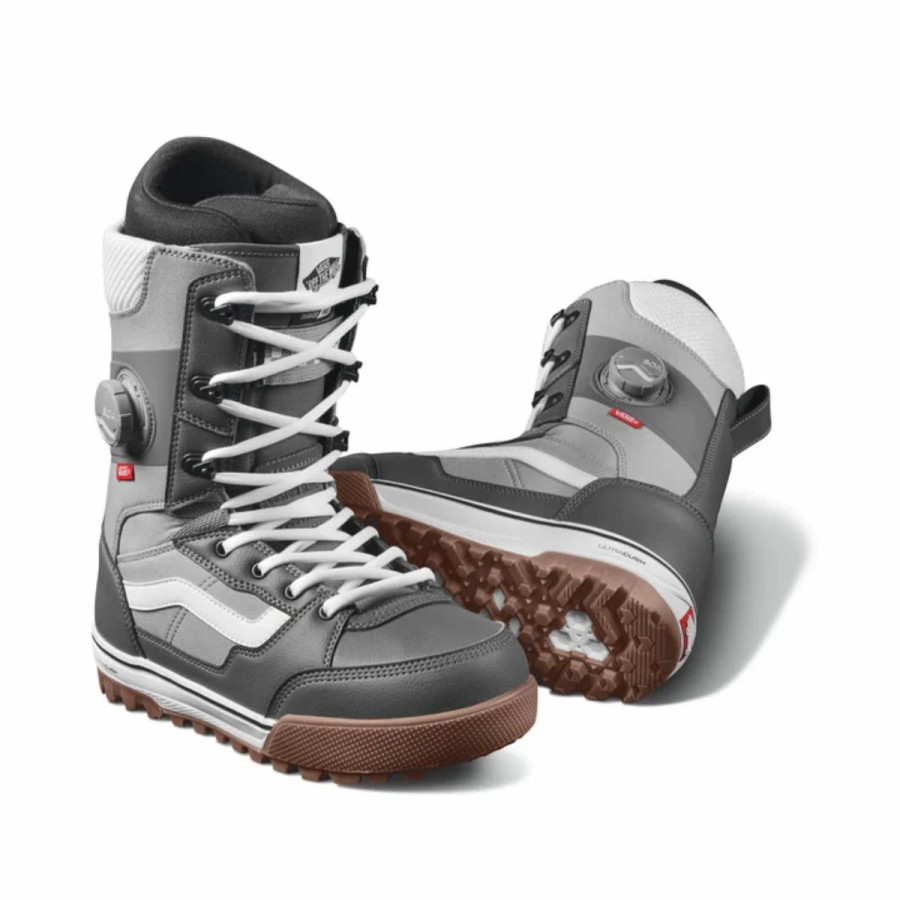 Snowboard * | Vans Invado Pro Snowboard Boots Gray