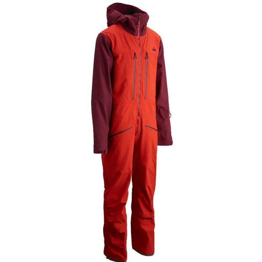 Mens * | Strafe Sickbird Ski Suit Mens Multi Red