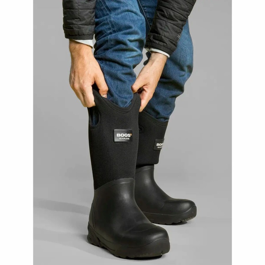 Mens * | Bogs Bozeman Tall Waterproof Boots Mens Black