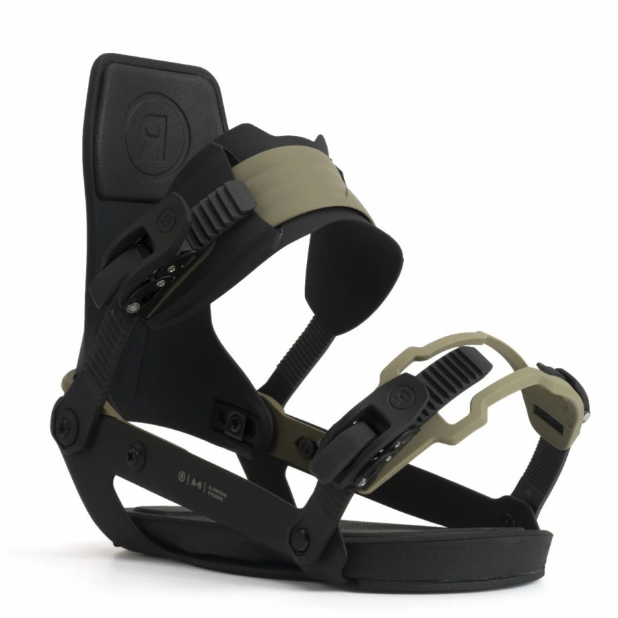 Snowboard * | Ride A-6 Snowboard Bindings Olive