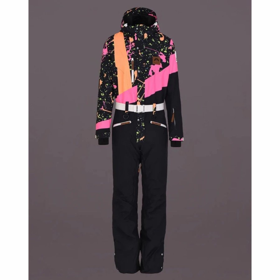 Mens * | Oosc Clothing Clueless Ski Suit Unisex Multi Black