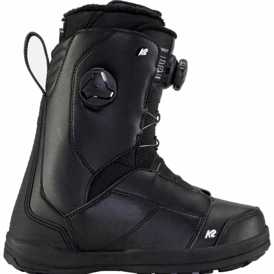 Snowboard * | K2 Kinsley Snowboard Boots Womens Black