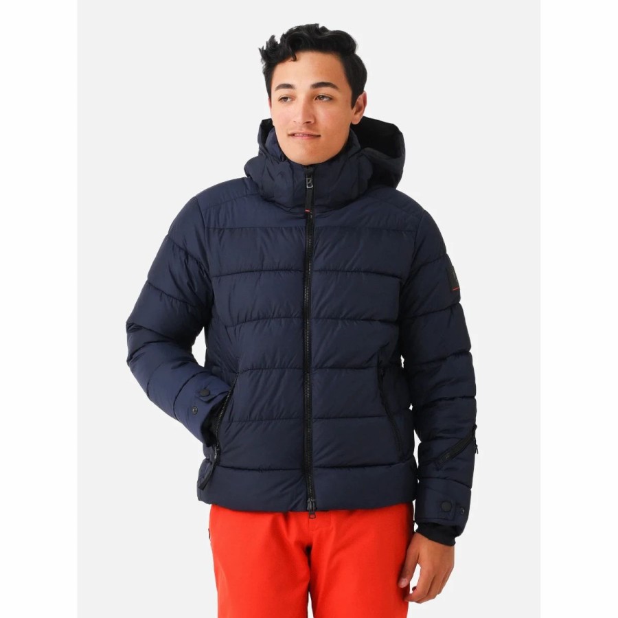 Mens * | Bogner Luka Quilted Ski Jacket Mens Navy