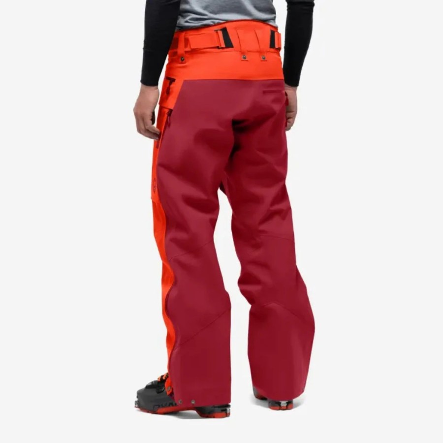 Mens * | Norrona Lofoten Gore-Tex Pro Pants Multi Coral