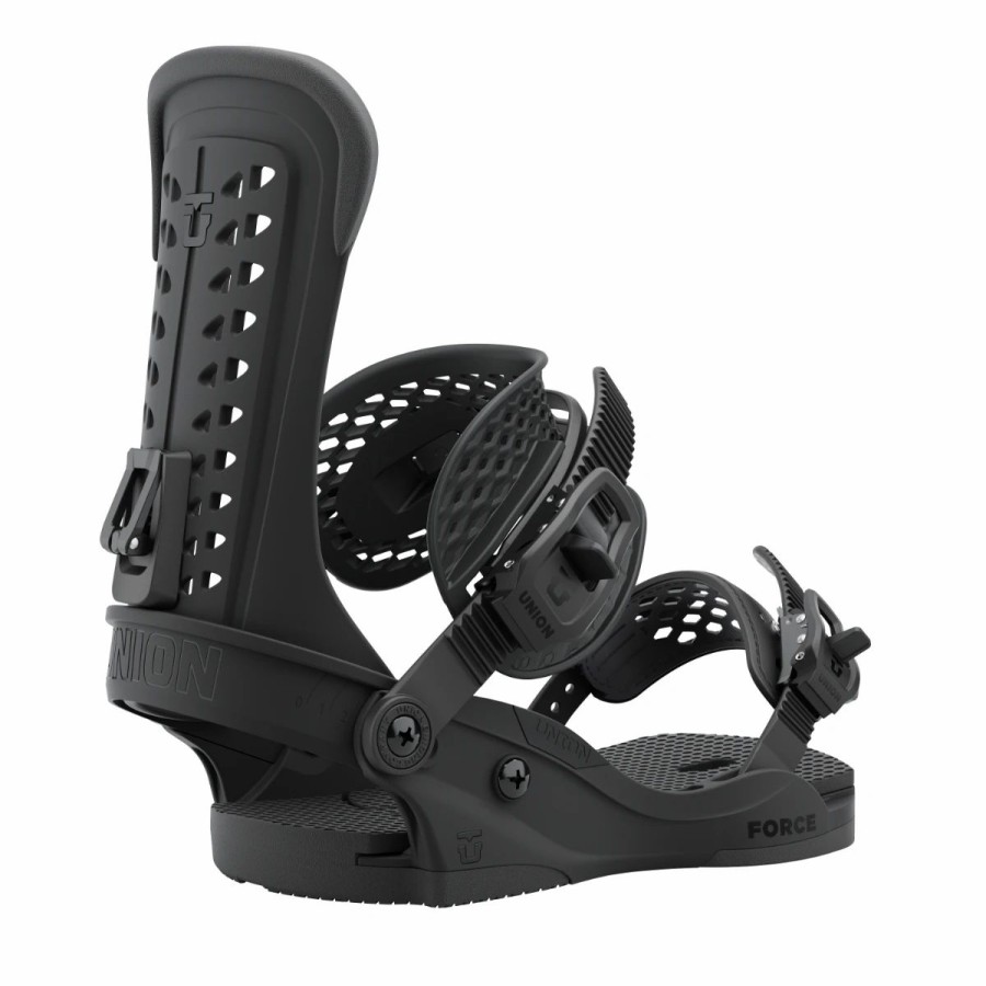 Snowboard * | Union Force Snowboard Bindings Black