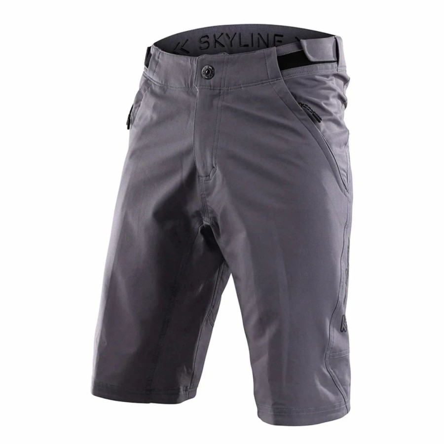 Mens * | Troy-Lee Troy Lee Skyline Short + Liner Mens Charcoal