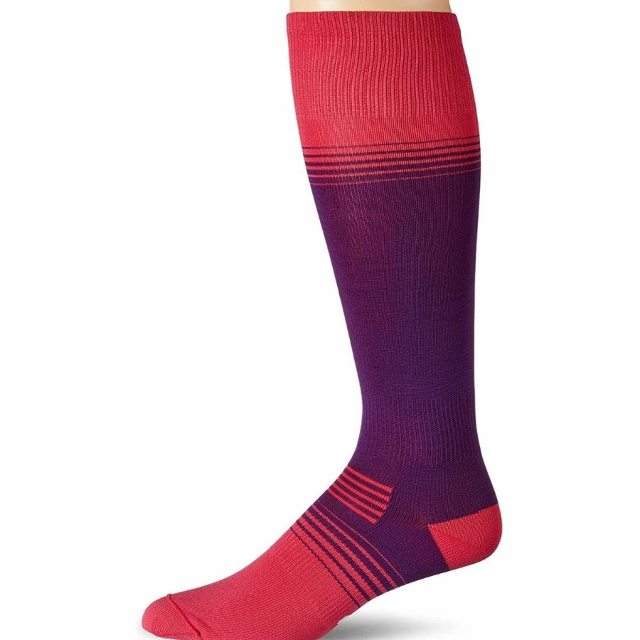 Mens * | Eurosock Ultralite Silver Socks Mens Red