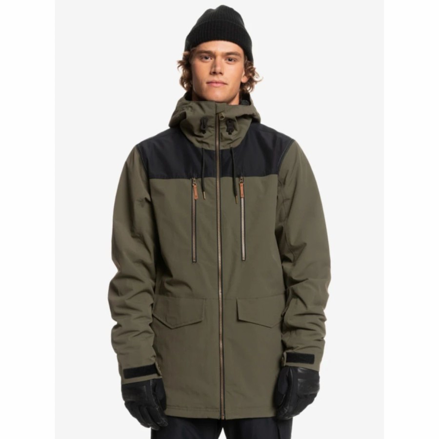 Mens * | Quiksilver Fairbanks Insulated Snow Jacket Mens