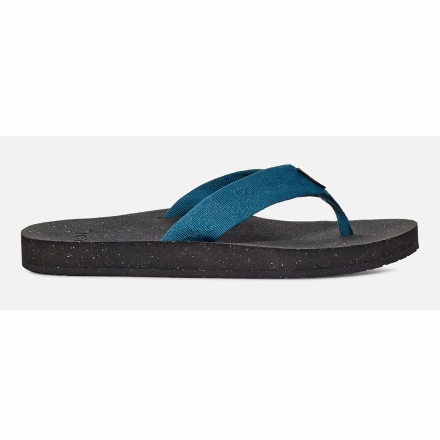 Mens * | Teva Reflip Sandals Mens Blue