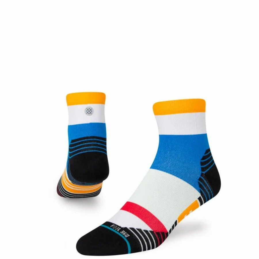 Mens * | Stance Performance Quarter Ultralight Socks Mens Gray