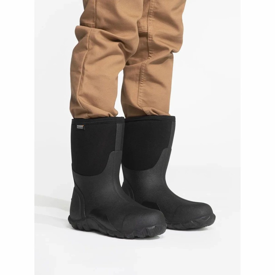 Mens * | Bogs Classic Mid Insulated Boots Black