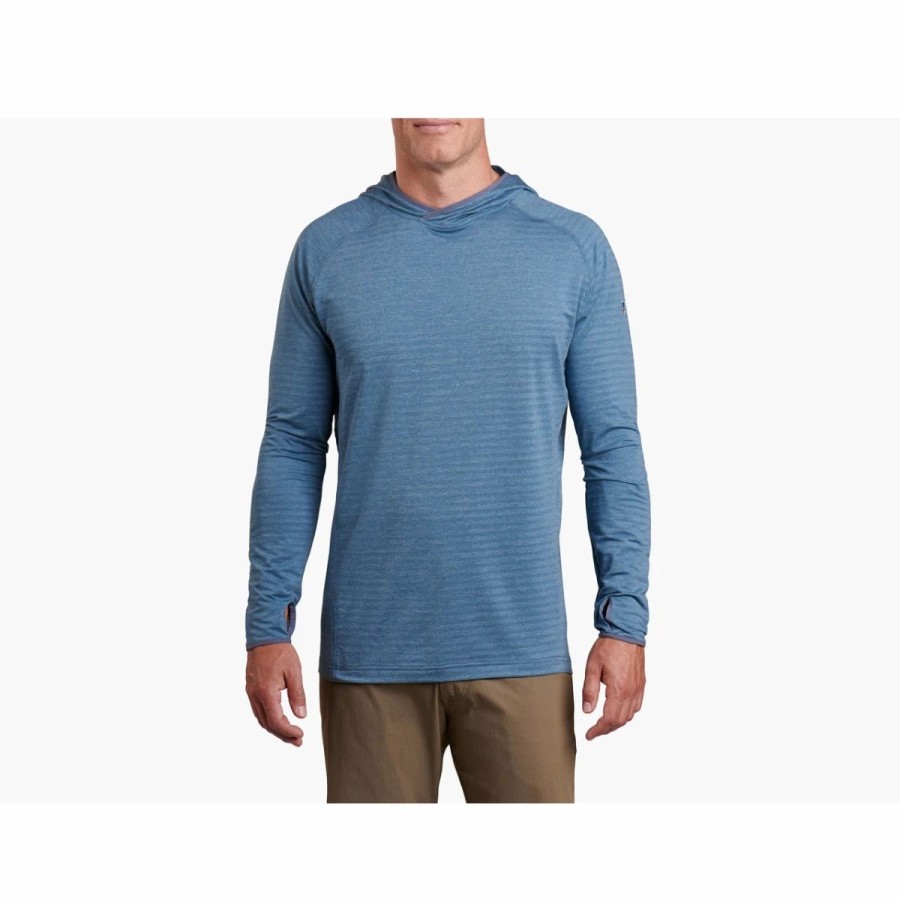 Mens * | Kuhl Airkuhl Hoodie Mens Blue