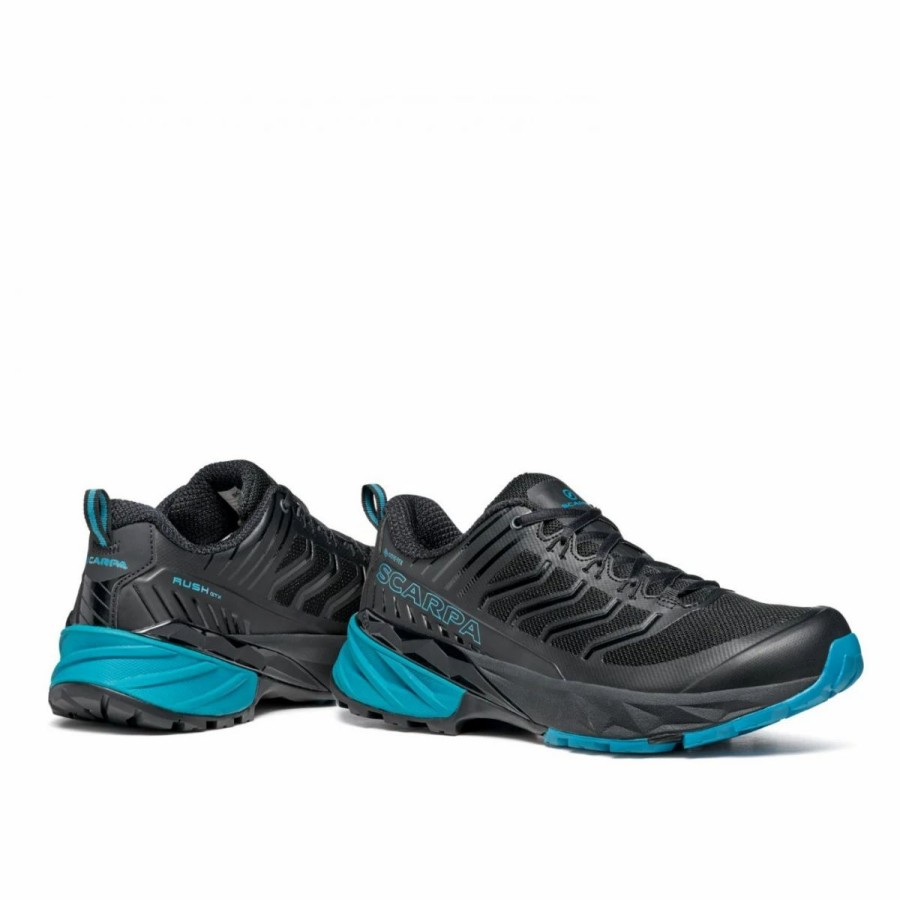 Mens * | Scarpa Rush Gtx Shoes Mens Black