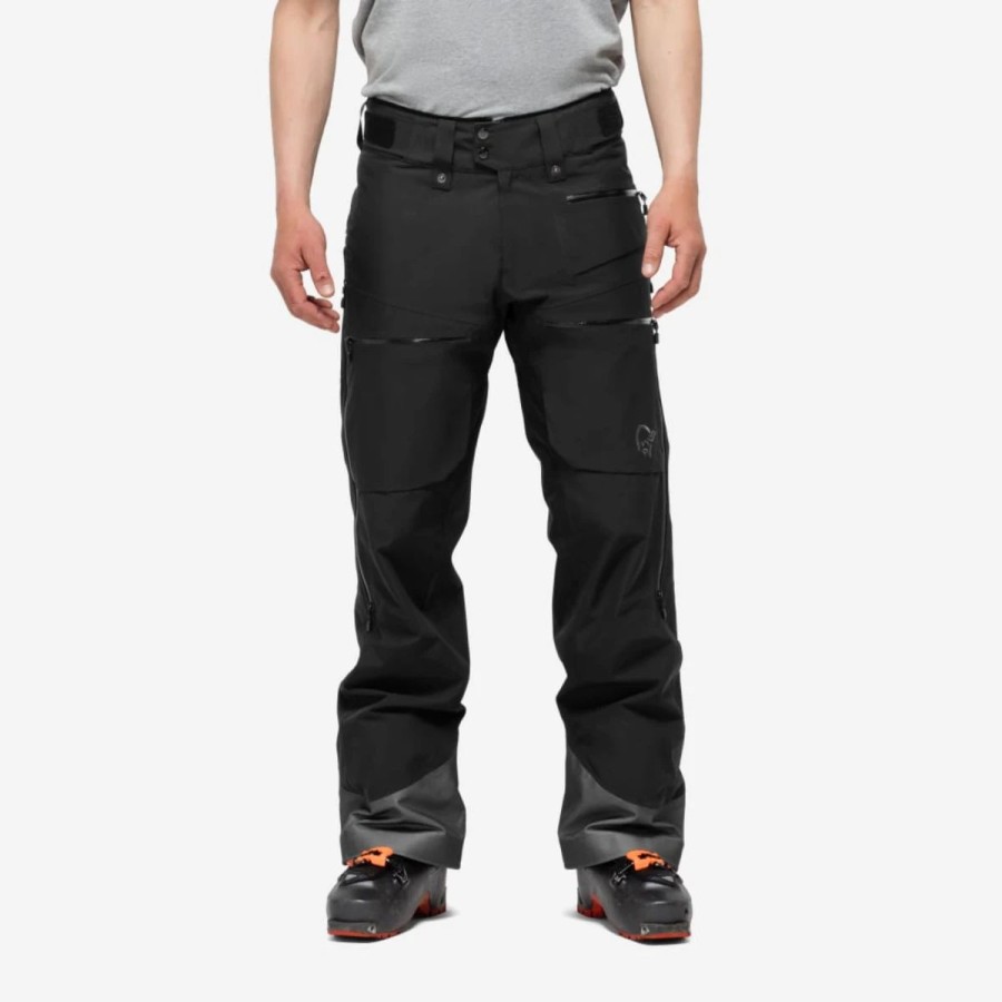 Mens * | Norrona Lofoten Gore-Tex Insulated Pant Mens Black