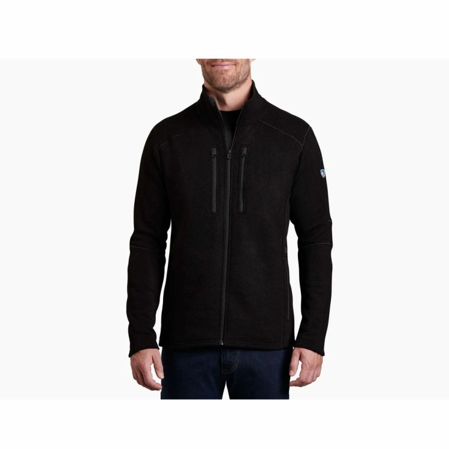 Mens * | Kuhl Interceptr Full Zip Jacket Mens Black