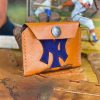 Clearance Aisle * | Whenitwasagame Baseballglovewallets.Com New York Yankees/Buffalo Head Snap Wallet