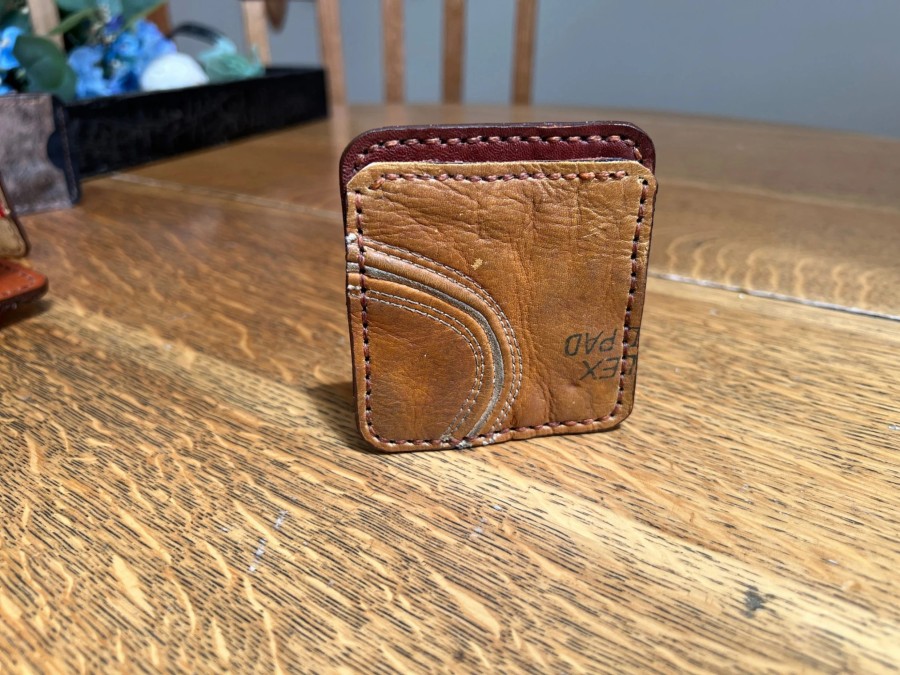 Clearance Aisle * | Whenitwasagame Baseballglovewallets.Com Card Holder Simple Design All Glove Leather