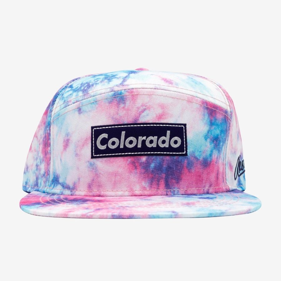 Mens * | Aksels Tie Dye Camper Hat Multi Fuschia