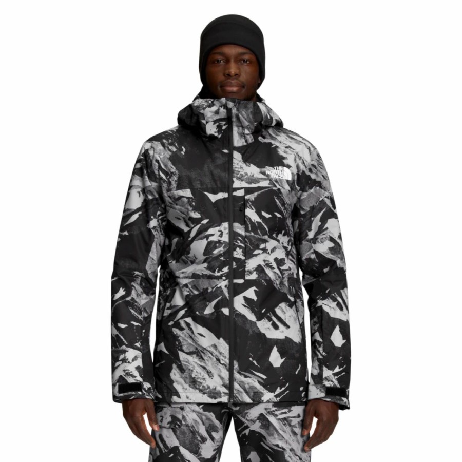 Mens * | The North Face Thermoball Eco Snow Triclimate Jacket Mens Multi Black