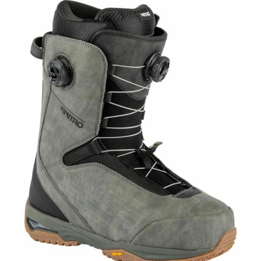 Snowboard * | Nitro Chase Boa Snowboard Boot Mens Khaki