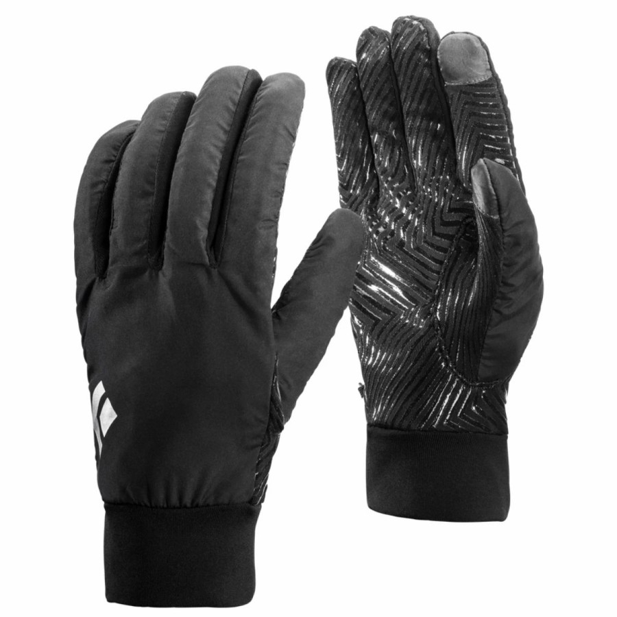 Mens * | Diamond Mont Blanc Gloves Black