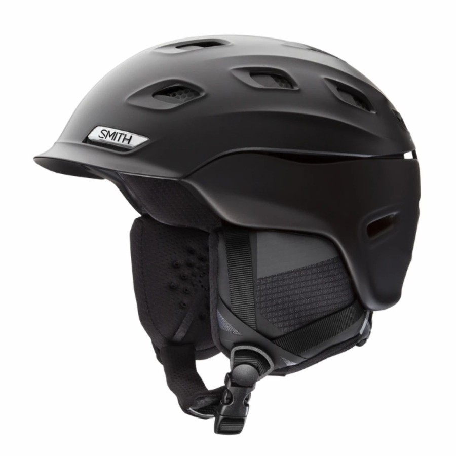 Mens * | Smith Vantage Round Contour Fit Helmet Matte Black