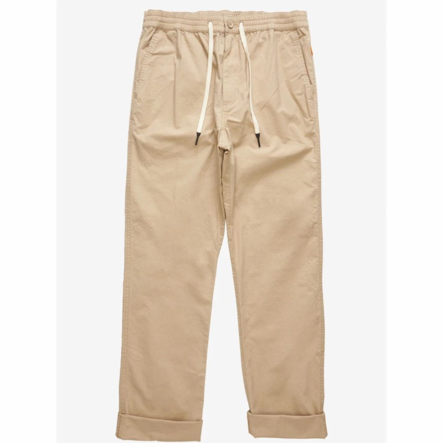 Mens * | Quiksliver Waterman After Surf Pants Mens Khaki