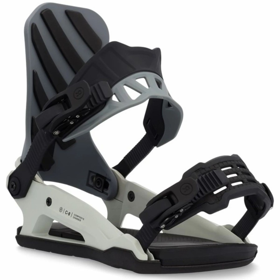 Snowboard * | Ride C-8 Snowboard Bindings Gray