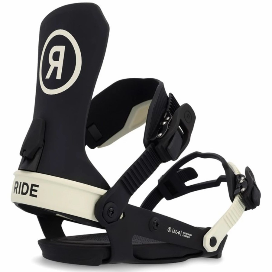 Snowboard * | Ride Al-6 Snowboard Bindings Womens Black