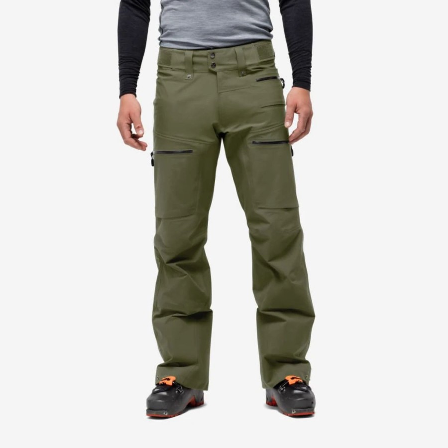 Mens * | Norrona Lofoten Gore-Tex Pants Mens Olive