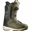 Snowboard * | Salomon Dialogue Dual Boa Snowboard Boot Mens Olive