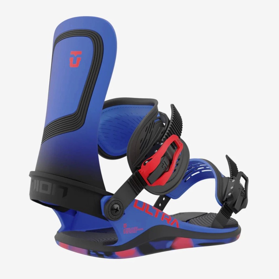 Snowboard * | Union Ultra Snowboard Bindings Multi Blue