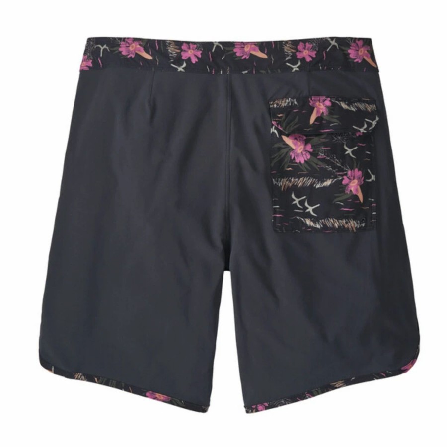 Mens * | Patagonia Hydropeak Scallop 18 Boardshorts Mens Multi Black