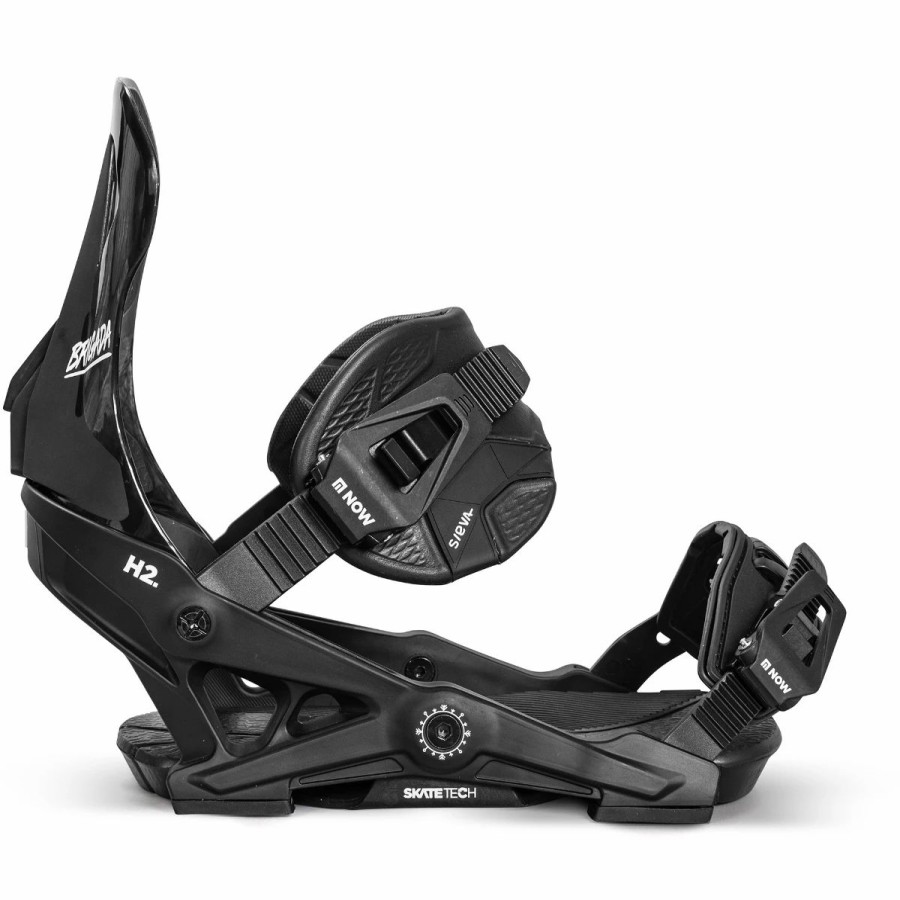 Snowboard * | Now Brigada Snowboard Bindings Womens Black