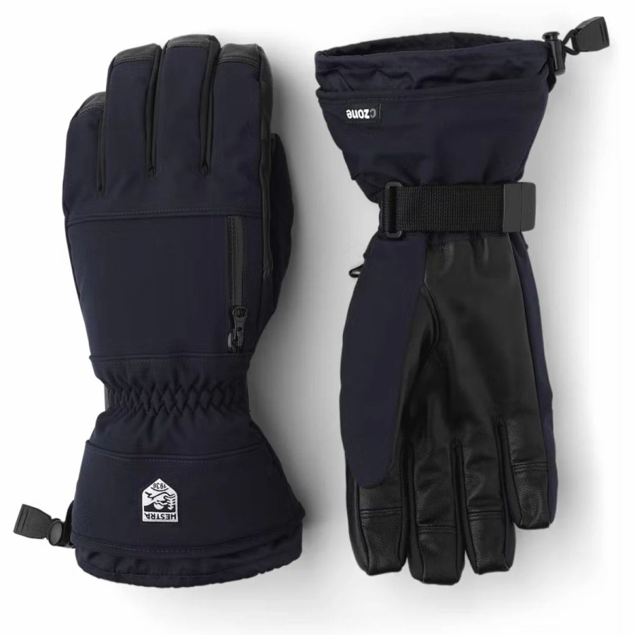 Mens * | Hestra Czone Pointer 5-Finger Gloves Mens Navy