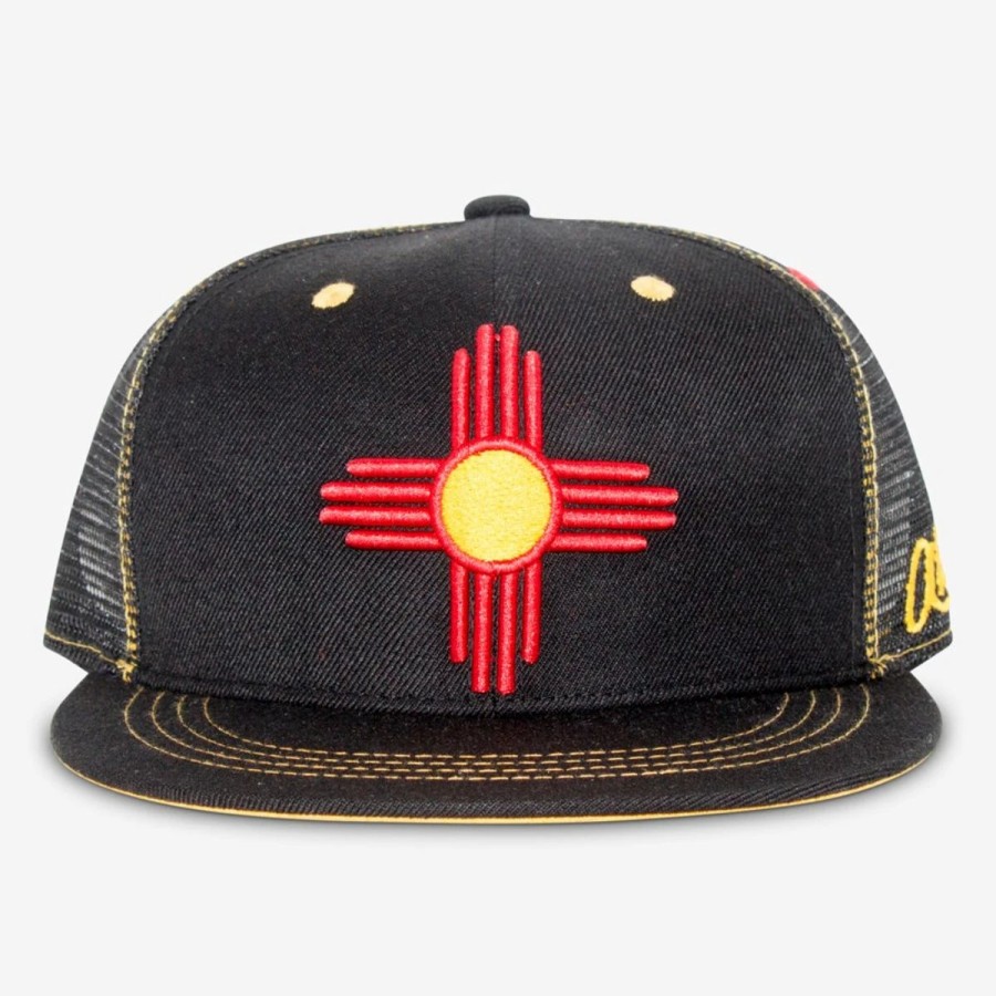 Mens * | Aksels New Mexico Flat Bill Hat