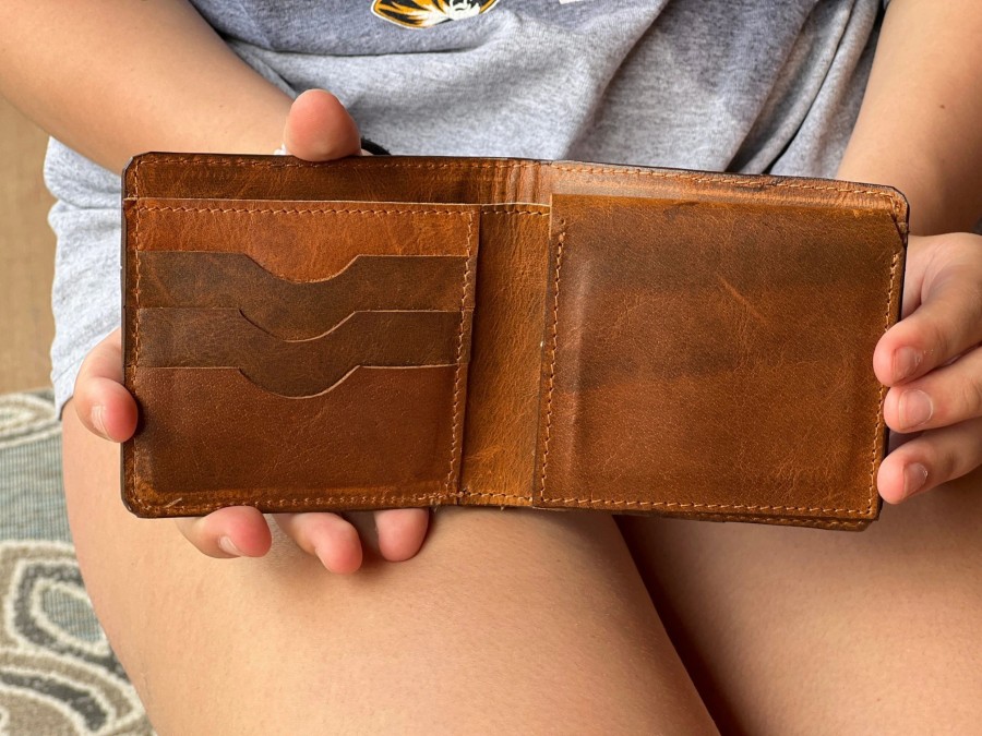 Clearance Aisle * | Whenitwasagame Baseballglovewallets.Com Triple Play Wallet