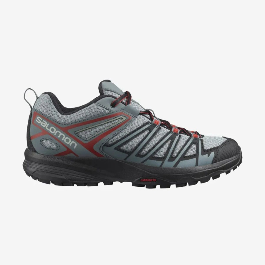 Mens * | Salomon X Crest Hiking Shoes Mens Multi Gray